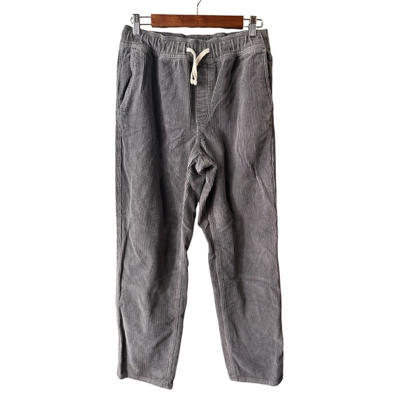 RSQ Other - RSQ Corduroy Pants Straight Leg Size S Grey Mens Elastic Waist Drawstring Casual